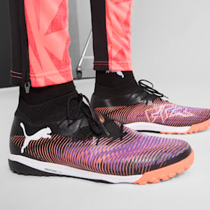 Chaussures de soccer à crampons FUTURE 8 PRO Cage Homme, PUMA Black-PUMA White-Glowing Red, extralarge